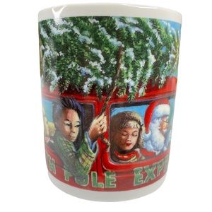 Starbucks North Pole Express Christmas Coffee Mug Cup 12 Oz. Exclusive Starbucks